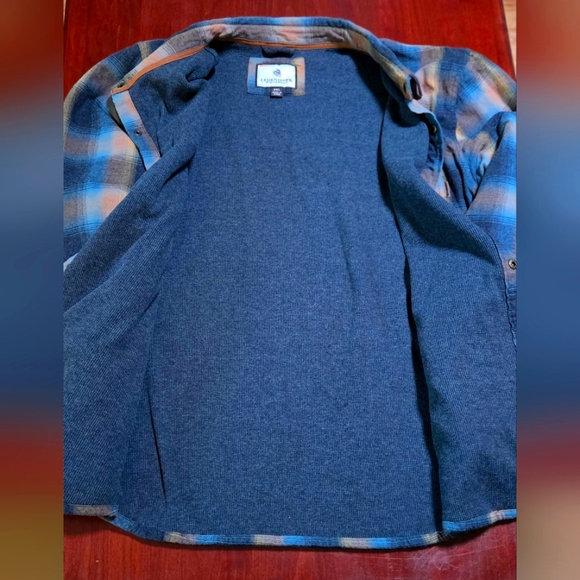 Legendary Whitetails Blue and Orange Plaid Shirt - Picture 5 of 5